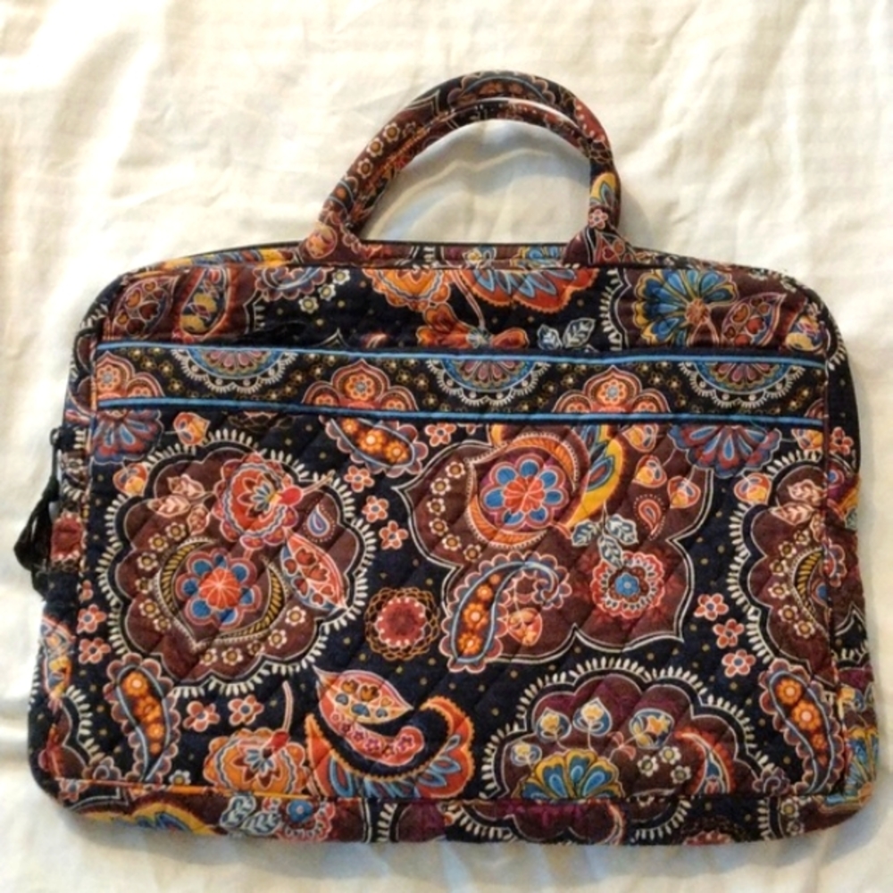 Vera Bradley Attache' in the retired (Fall 2007)Kensington Pattern.
